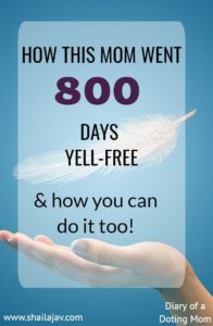 How I've managed to go without yelling at my child for 800 days