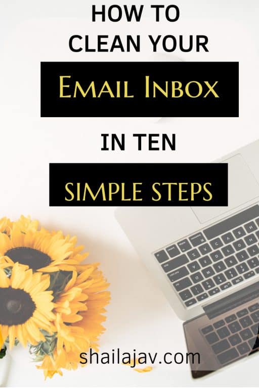 easiest way to clean email inbox